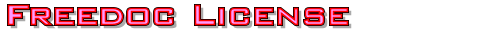 Freedoc License