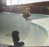 Invert on the hip of the Dog Bowl